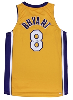 Kobe Bryant Signed Pro Cut Authentic Jersey (PSA/DNA & Beckett)